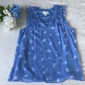 ✨3 for $25✨ Elle Palm Tree Blouse 🌴